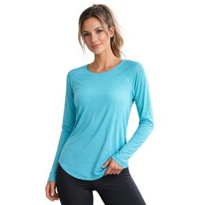 NWT Tek Gear Aqua Long Sleeve Athletic Top Mesh Lightweight Activewear